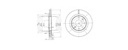 [DELBG2387] DISQUE FREIN XSARA/BERLINGO/V174 (PAIRE) Ø266 oe=4246W6