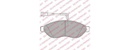 [DELLP1992] PLAQ FREIN  JUMPER AV Système de freinage BREMBO oe=425461