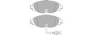 [DELLP2698] PLAQ FREIN  GOLF 7 1.6/2.0 TDI oe=5Q0698151B