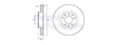 [DELBG4669C] DISQUE FREIN AVANT PEUGEOT 308 (PAIRE) oe=9803918180