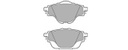 [DELLP2509] PLAQ FREIN  ARR 308/3008