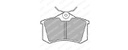 [HEL8DB355018-131] PLAQ FREIN  CLIO/TWINGO GIR/T5077